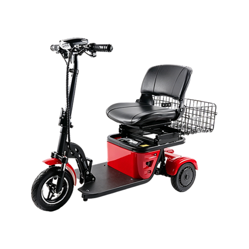 RS-EL18005 Three-Wheeled Multi-Speed Lithium-Ion Battery Folding Scooter