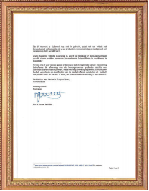 Certification